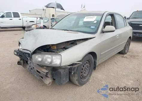 2001 Hyundai Elantra Gls z USA, uszkodzony, nr VIN KMHDN45D11U044696